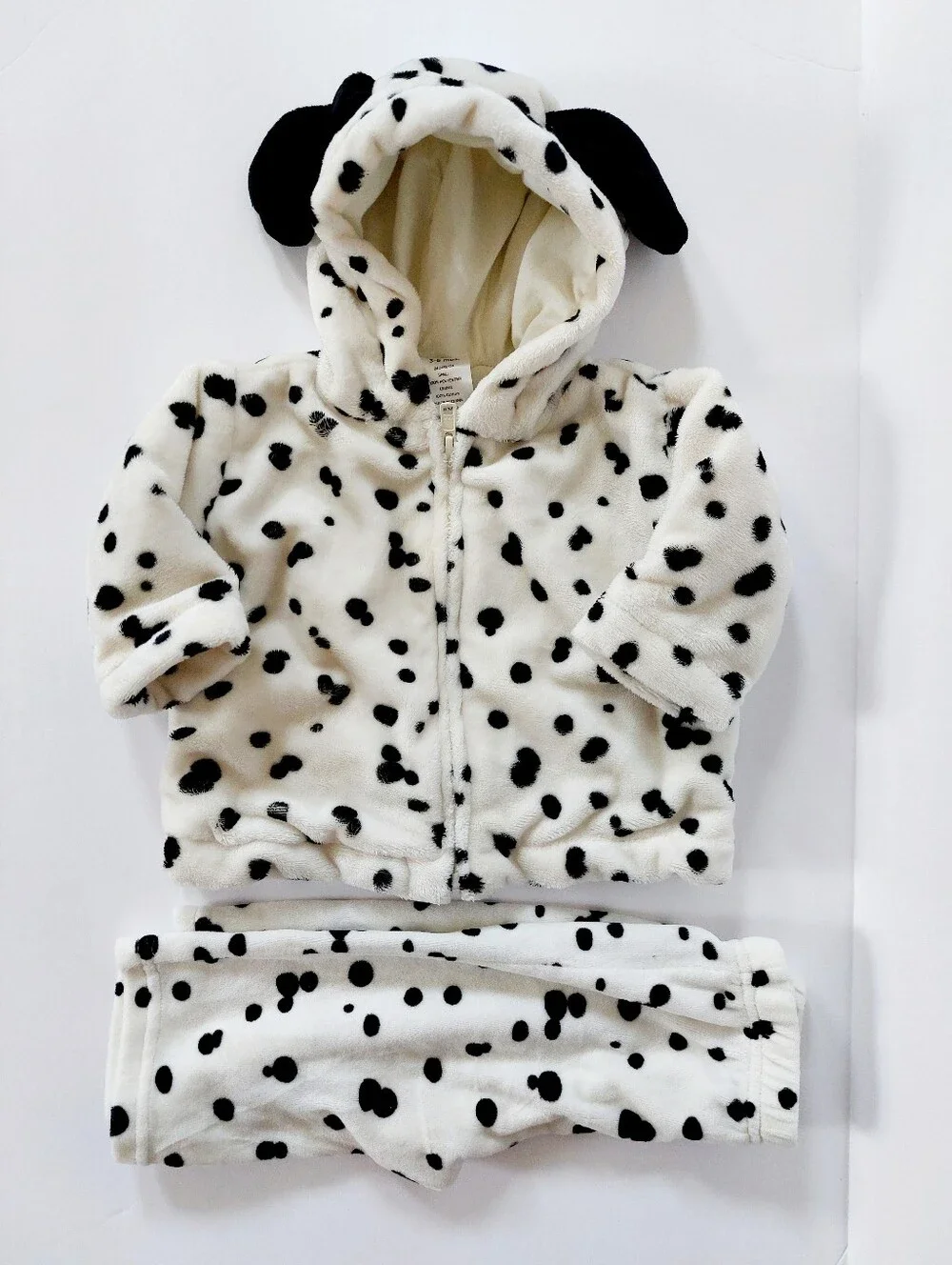 2pc Dalmatian Costume 3-6m Gymboree Halloween Dog Hoodie & Pants